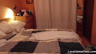 Experienced Amateur Couple Having Sex In Their Bedroom