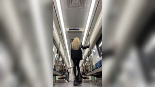 Lexi poy public video again showing tits in the subway do you like public videos
