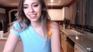 Madison Carter - huge tits kitchen tease