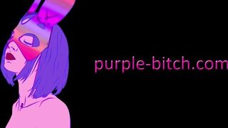 Purple Bitch - Big Anal Creampie For Dva