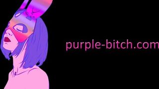 Purple Bitch - Jinx Cosplay Halloween Anal Fingers Red