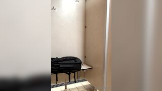 Lilyxrosex naughty strip video in public changing rooms