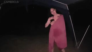 Maria Ortiz - Masturbating at the Beach and Squirting