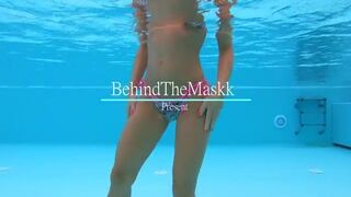 BehindTheMask - Sex Date In Swimming Pool Rough Hot Sex