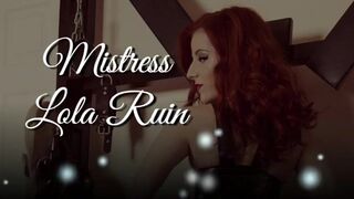 Mistress Lola Ruin - Self facial punishment