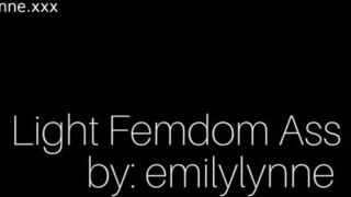 Emily Lynne - Light Femdom Ass JOI