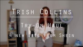 Trishcollins try on haul 4 new sets from shein as promised here is the new try on haul th onlyfans xxx videos