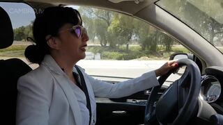 Maria Ortiz - Masturbating in Public Street in my Car