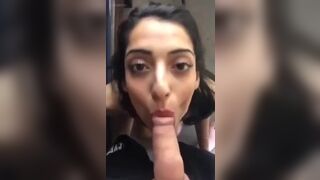 Pakistani girl blowjob facial