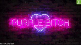 ManyVids Purple_Bitch Widowmaker plays with fuckmachine dick premium porn video