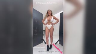 Bethany lily april hot white swimsuit shoot onlyfans videos leaked
