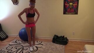 MFC cam JennyBlighe Fucking My Personal Trainer: FULL VID! premium porn video HD