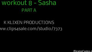 Clips4Sale K KLIXEN PRODUCTIONS K workout 8 Sasha (PART A) premium porn video