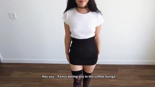 Funsizedasian asian intern convinces you to fuck xxx video