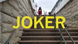 Realriverbanks joker takes 10inch dick in park bathroom xxx video