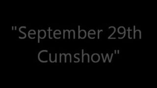 Gingerbanks september 29th cumshow xxx video
