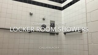 Callie black locker room showers xxx video
