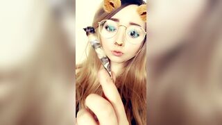 Annablaze420 smoking away your money onlyfans leaked video