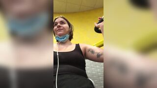 Goddessvioletta sweaty hairy gym armpits xxx video
