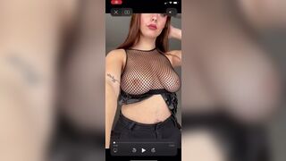 Julia Burch Nude Big Tits Fishnet Bra XXX Videos Leaked