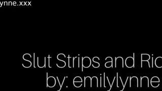 Emily Lynne Slut Strips And Rides JOi XXX Videos