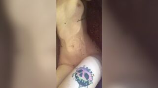 Lilghoul playing with my in the bath onlyfans leaked video