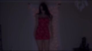 Realriverbanks red dress tease xxx video