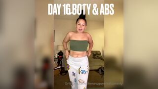 Thenewqueenofcomedy day 16 of our 12 week transformation booty abs all workouts are fst7 let me know how yo xxx onlyfans porn video