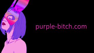 Purple bitch - Angel wants to feel big cock in ass
