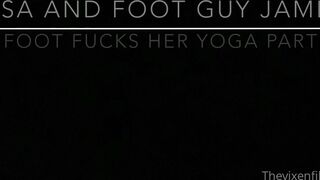 Thevixenfiles first time making my yoga partner cum with my mouth and feet nothing beats ge xxx onlyfans porn video