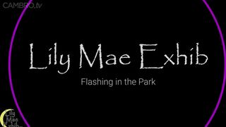 LilyMaeExhib - Flashing in the Park