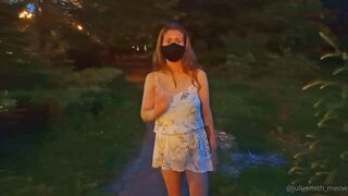 Juli smith meow an evening walk without panties xxx onlyfans porn video