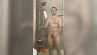 Joshbigosh was so horny in florida i had to jerk off in my friends shower xxx onlyfans porn video