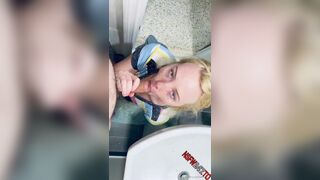 Dixie Lynn sucking cock in the bathroom xxx onlyfans porn videos