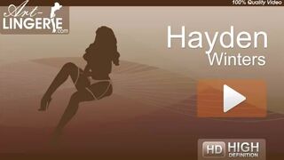 Hayden Winters - ArtLingerie - Black Stockings, no Pant
