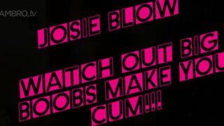JosieBlow strip-tease and fuck neighbor