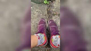 Usedrunningsock Back from my holidays & ready to run. Still getting dirty sweaty socks & shoes xxx onlyfans porn video
