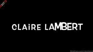 Claire Lambert cumming w/ her black vibrator xxx onlyfans porn videos