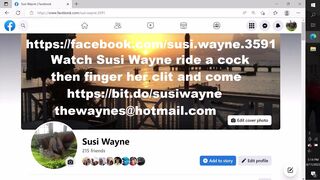 Expose Susi Wayne naked to all her family and friends on Facebook