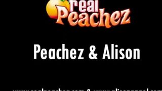 Alison Angel and peaches, mall and public flash