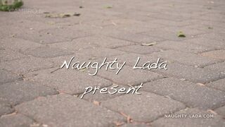 In the park with a toy - Naughty Lada