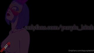 Purple Bitch lesbian taking two dildo inside pussy masturbation xxx onlyfans porn videos
