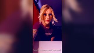 Crossdressercock Horny bitch There are 3 parts, part 3 is the cum shot, keep tuned xxx onlyfans porn video