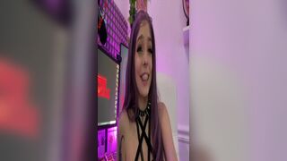 Baby Fooji dildo sucking & fucking creamy pussy xxx onlyfans porn videos