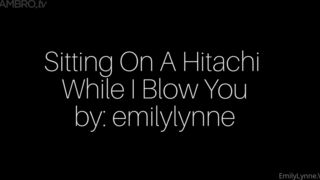 Emily Lynne - Sitting On A Hitachi While I Blow You