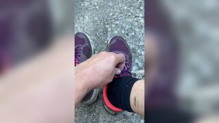 Usedrunningsock Mud on the ground & a chill in the air. Socks still sweaty & feet still dirty though. xxx onlyfans porn video