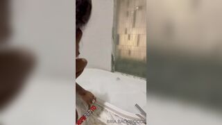 Bria Backwoods Hot girl masturbating nude in bathtub xxx onlyfans porn video