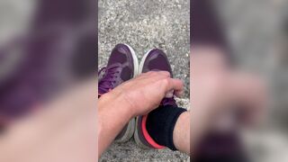 Usedrunningsock Tired_toes_today... xxx onlyfans porn video