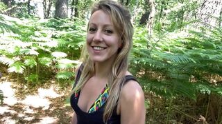 Emmanuelle Worley - forest blow job