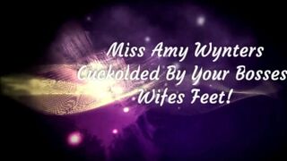 Amy Wynters - Cuckolded By Your Bosses Wife's Feet